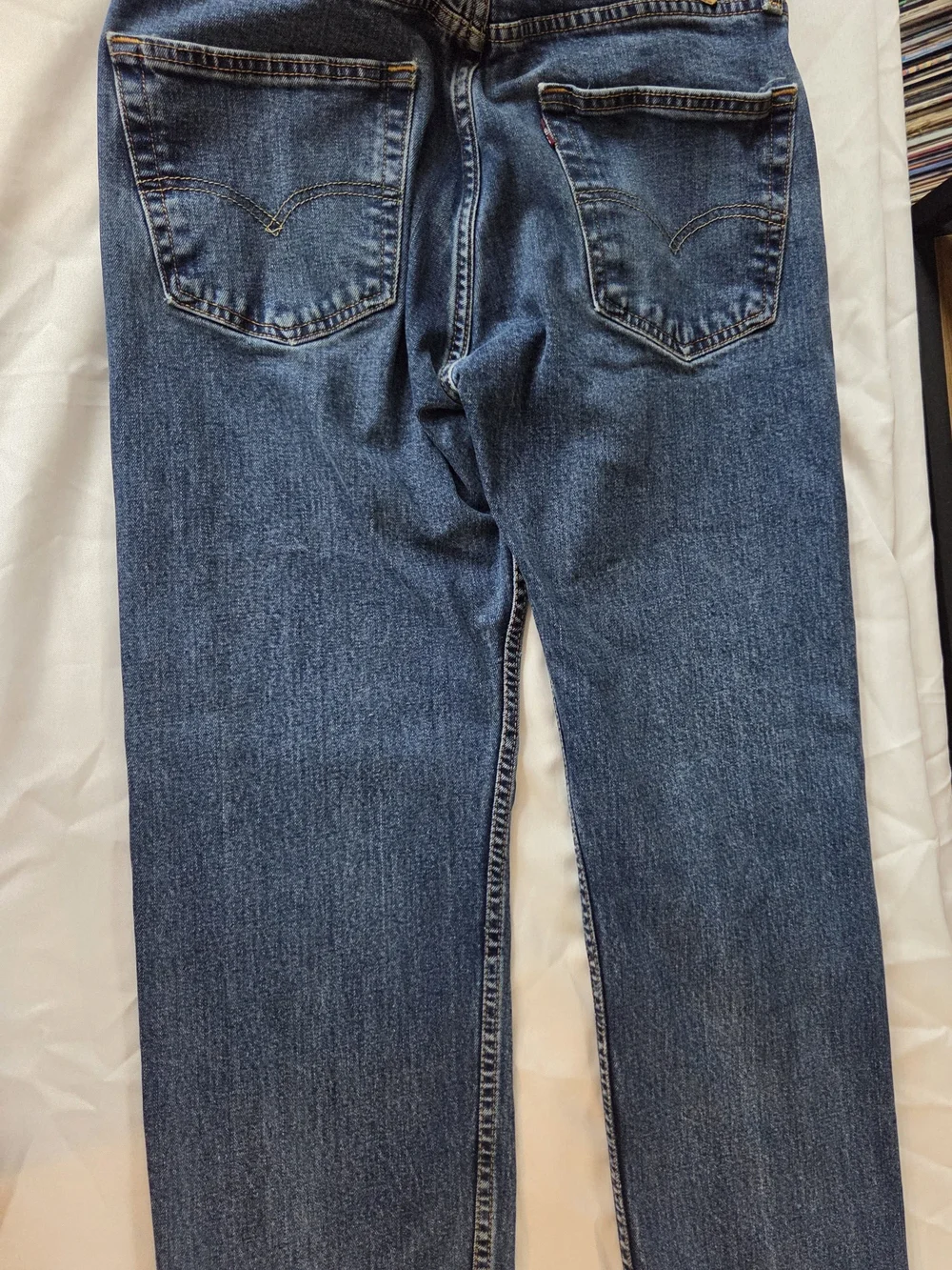 Levi's Men's Straight Leg Jeans - Med Blue Denim